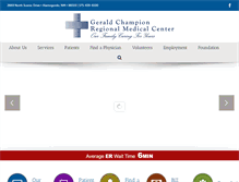 Tablet Screenshot of gcrmc.org